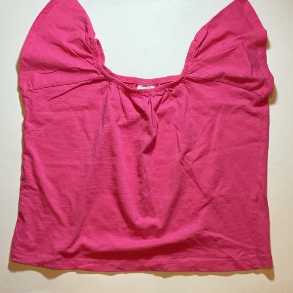 Zara Flutter Sleeve Top